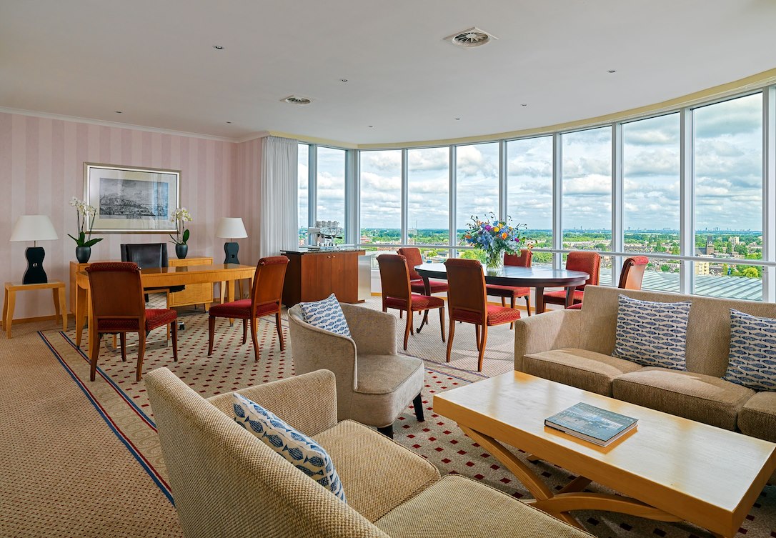 Suite in de stad van Rotterdam bij het Rotterdam Marriott Hotel